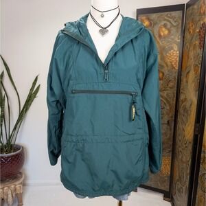 Vintage L.L.Bean‎ Anorak Pullover Windbreaker Hooded Jacket